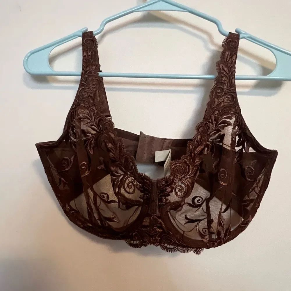 Soma Chocolate Lace Bra